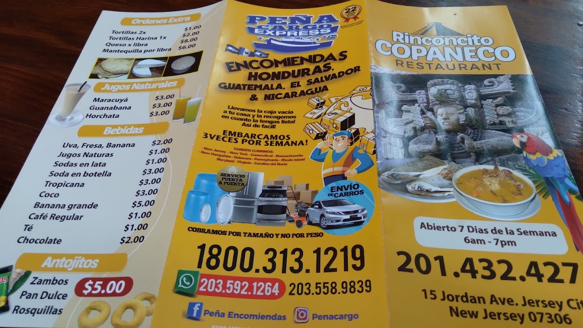 Rinconcito Copaneco Menu - Image 2